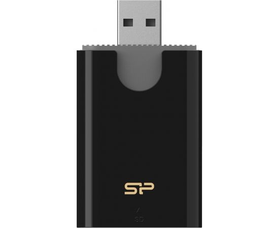 Silicon Power memory card reader Combo USB 3.2, black