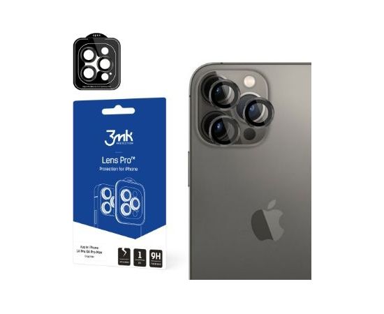 3MK  
       Apple  
       iPhone 14 Pro/14 Pro Max Lens Protection Pro Graphite