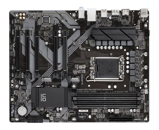 Gigabyte B760 DS3H DDR4 1.0 M/B Processor family Intel, Processor socket  LGA1700, DDR4 DIMM, Memory slots 4, Supported hard disk drive interfaces 	SATA, M.2, Number of SATA connectors 4, Chipset Intel B760 Express, ATX Материнские платы