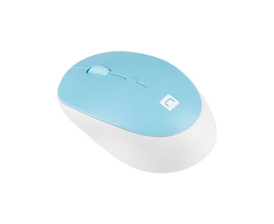 Natec Mouse Harrier 2 	Wireless, White/Blue, Bluetooth