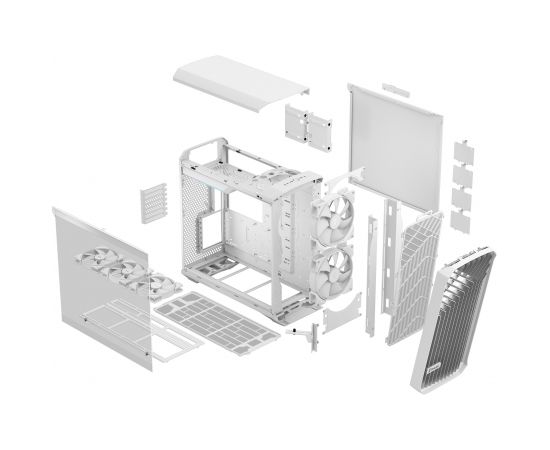 Fractal Design Torrent  RGB White TG clear tint