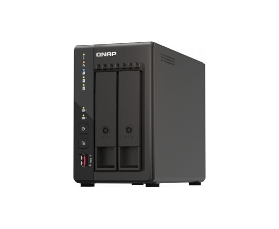 QNAP 2-Bay desktop NAS 	TS-253E-8G J6412 4-core, Processor frequency 2.6 GHz, 8 GB, 2 x HDMI 1.4b, 2x M.2 2280 PCIe slots, 2x USB 2.0; 2 x USB Type-A