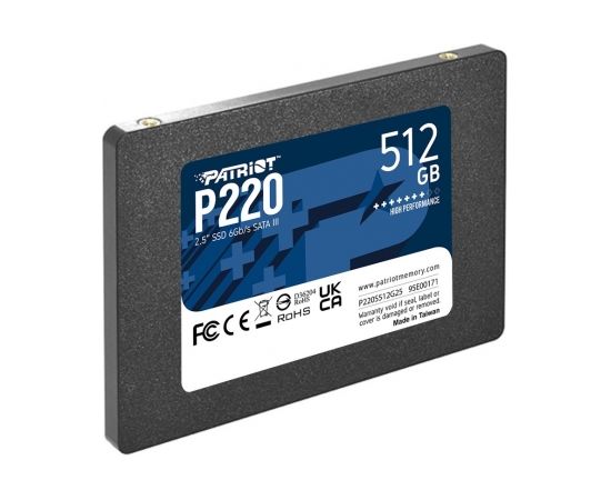 SSD PATRIOT P220 512GB SATA3 2,5"