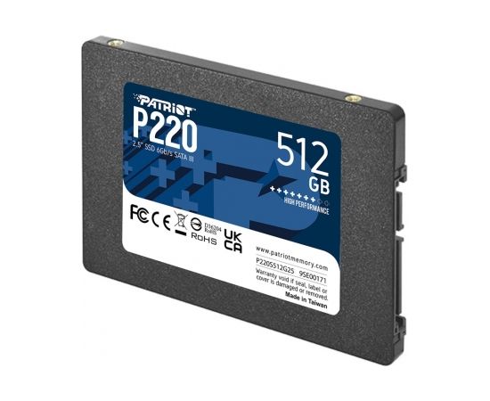 SSD PATRIOT P220 512GB SATA3 2,5"