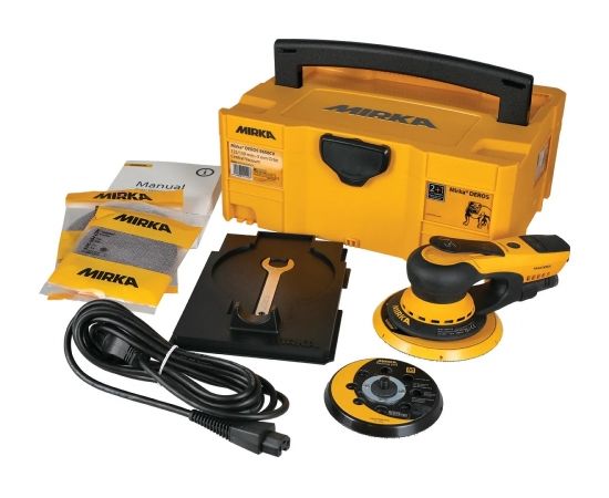 MIRKA CMMFS020720  Ekscentra slīpmašīna + piederumi DEROS 5650V 350W 125/150mm