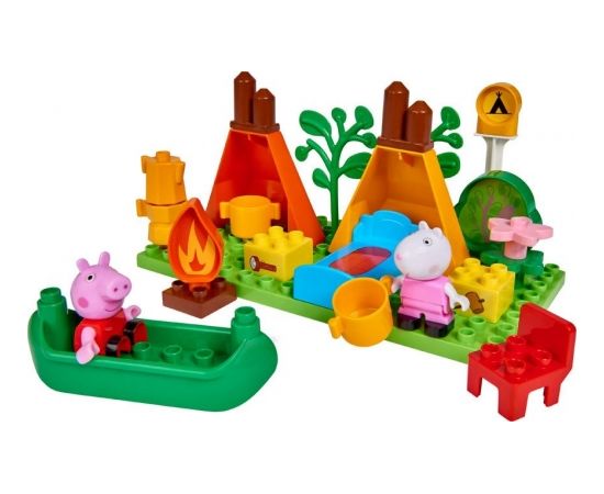 Big Bloxx Peppa Pig Camping Set