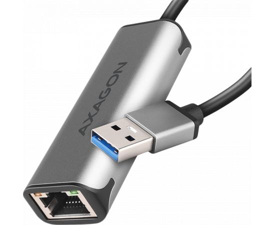 Axagon ADE-25R SUPERSPEED USB-A 2.5 GIGABIT ETHERNETCompact aluminum USB-A 3.2 Gen 1 2.5 Gigabit Ethernet 10/100/1000/2500 Mbit adapter with automatic installation.