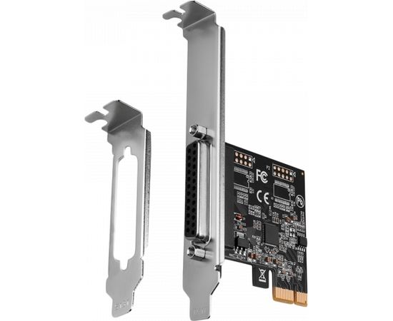 Axagon PCI-Express card with one parallel port. Low profile.