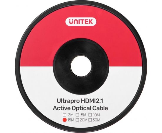 UNITEK HDMI CABLE OPTIC 2.1 AOC,8K, 4K120HZ,15M