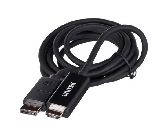 UNITEK CABLE ADAPTER DP 1.2 - HDMI, 4K 60HZ, 1,9M