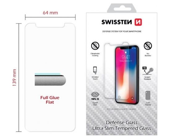 Swissten Tempered Glass Premium 9H Aizsargstikls Apple iPhone XR