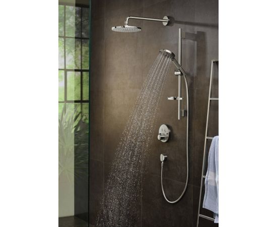 Hansgrohe dušas galva ar turētāju Raindance Select S 240 1jet P, no sienas, hroms