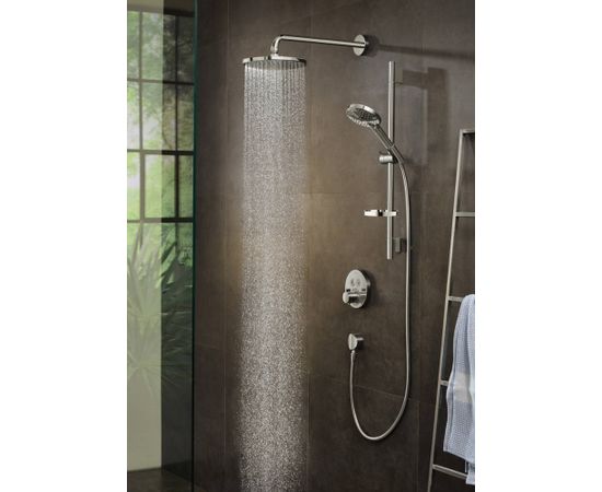 Hansgrohe dušas galva ar turētāju Raindance Select S 240 1jet P, no sienas, hroms