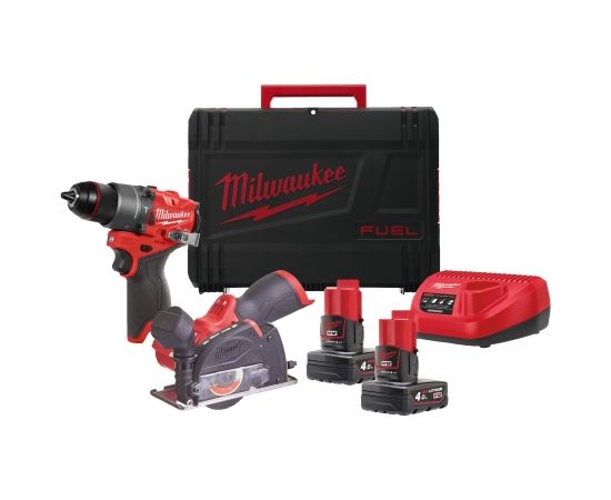 Milwaukee M12 FPP2G2-402X Instrumentu komplekts 12V (2x4.0Ah)  Elektroinstrumentu komplekti