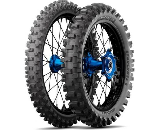 80/100-21 Michelin STARCROSS 6 MEDIUM SOFT 51M TT CROSS MID SOFT Front NHS