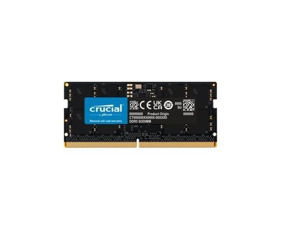 Crucial DDR5 - 16GB - 4800 - CL - 40 - Single-Kit - SO-DIMM, black