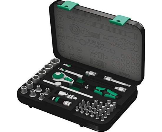 Wera 8100 SA 4 Zyklop Speed ??ratchet set - 1/4  drive, imperial