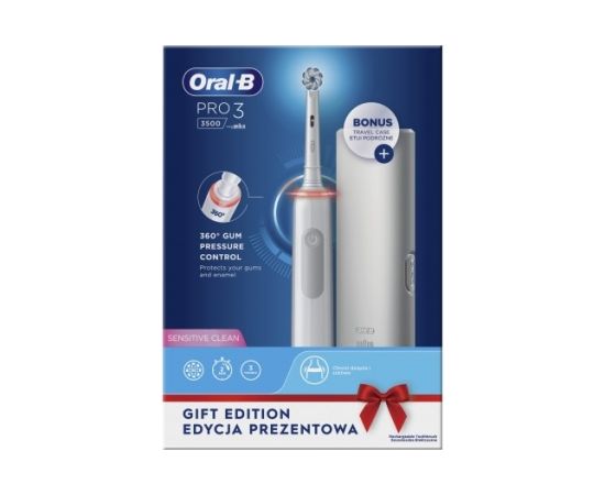 Braun Szczoteczka Oral-B Pro 3 3500 biała