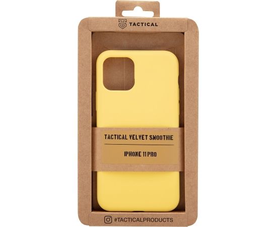 Tactical Velvet Smoothie Cover for Apple iPhone 11 Pro Banana