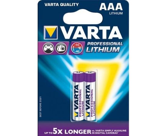 Varta Professional, lithium, 1.5V, pieces 2 (6103-301-402)