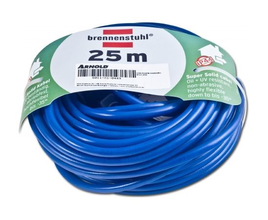 Brennenstuhl extension cable 25m blue 1x