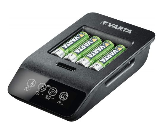Varta LCD Ultra Fast Charger+, charger (incl. 4x Mignon, AA, 2100 mAh)