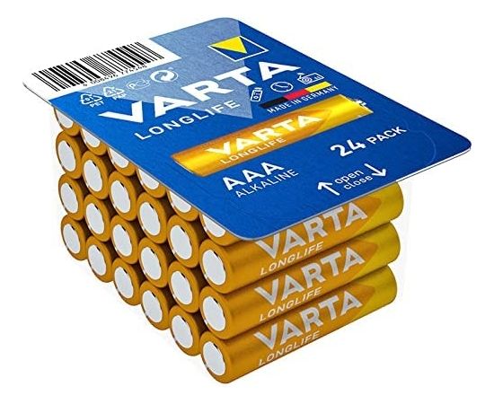 Varta Longlife, battery (24 pieces, AAA)