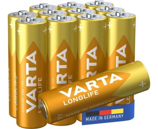 Varta Longlife, battery (12 pieces, AA)