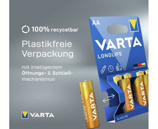 Varta Longlife, battery (12 pieces, AA)