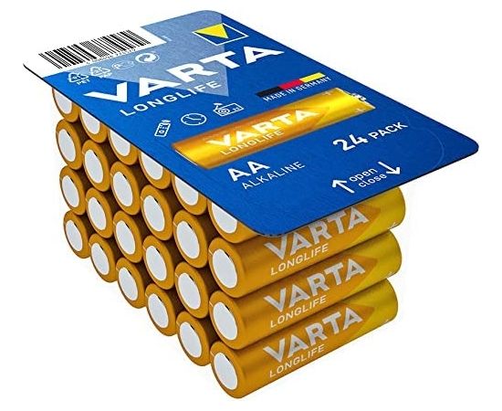 Varta Longlife, battery (24 pieces, AA)
