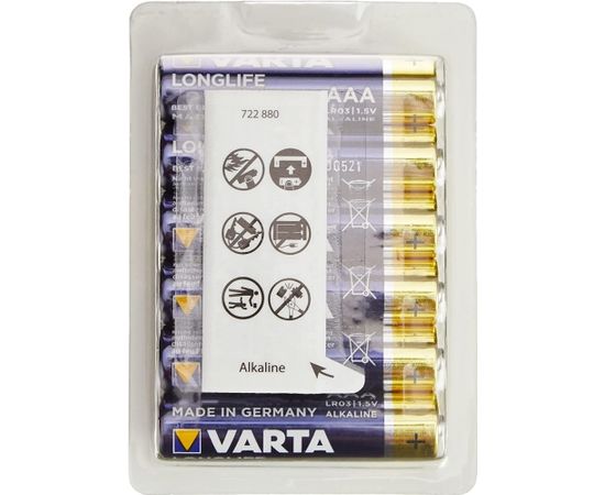 Varta Longlife, battery (12 pieces, AAA)