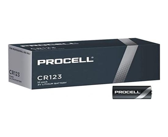 Duracell Procell High Power Lithium Photo, battery (10 pieces, CR123A)