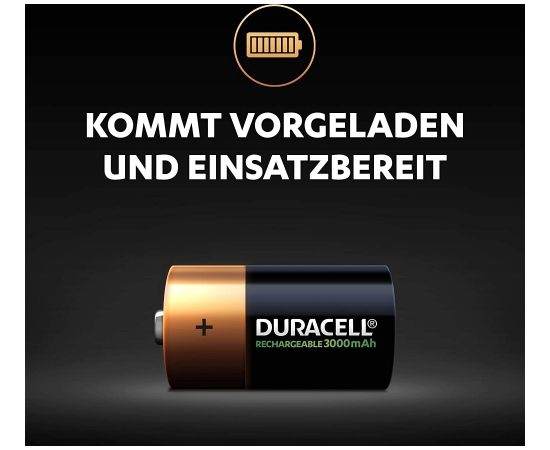 Duracell NiMH C HR14 2er, battery (2 pieces, C (Baby))