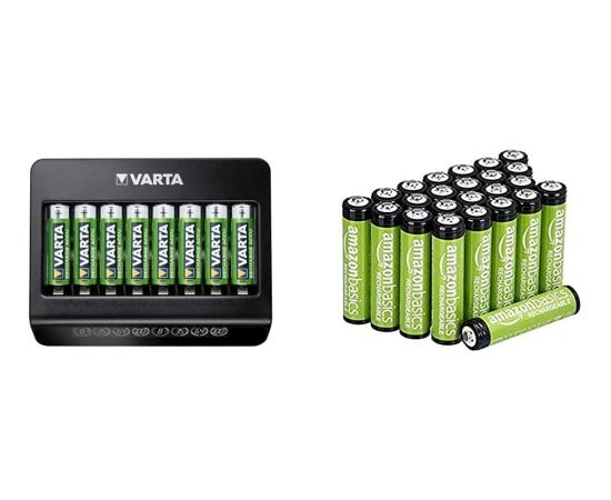 Varta LCD Multi Charger, charger (black, charges up to 8 AA, AAA)