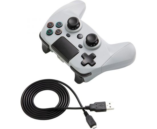 Snakebyte 4 S Wireless Gamepad PC, PlayStation 4 Analogue / Digital Bluetooth Grey Spēļu kontrolieri