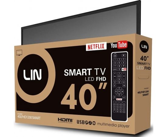 Telewizor 40" LIN 40LFHD1200 SMART Full HD DVB-T2