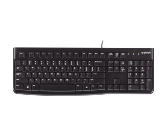 Проводная клавиатура LOGITECH K120, черная, USB