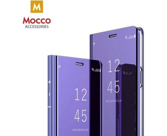 Mocco Clear View Cover Case Grāmatveida Maks Telefonam Samsung A205 Galaxy A20 Violets