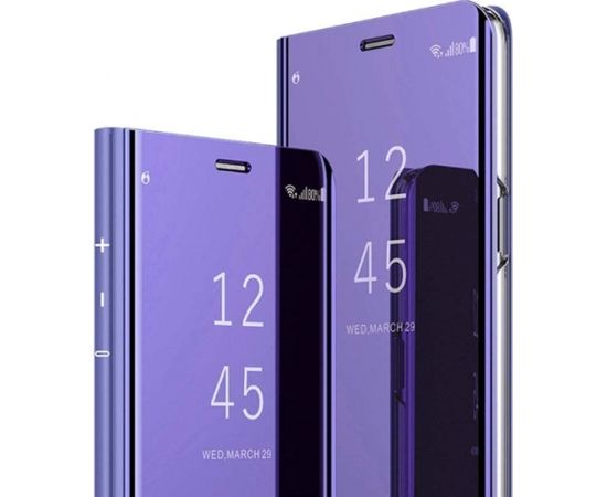 Mocco Clear View Cover Case Чехол Книжка для телефона Samsung A205 Galaxy A20 Фиолетовый