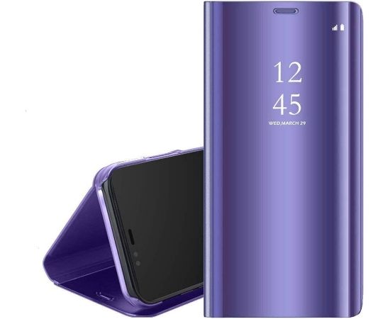 Mocco Clear View Cover Case Чехол Книжка для телефона Samsung A205 Galaxy A20 Фиолетовый