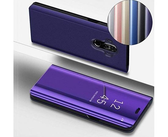 Mocco Clear View Cover Case Чехол Книжка для телефона Samsung A205 Galaxy A20 Фиолетовый