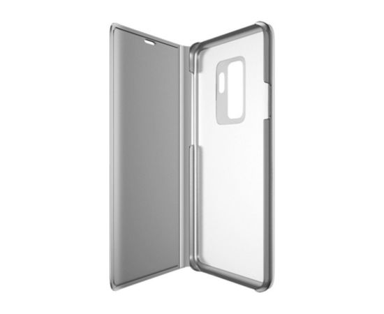 Mocco Clear View Cover Case Grāmatveida Maks Telefonam Samsung G975 Galaxy S10 Sudraba