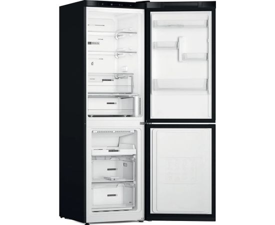 Whirlpool W7X 82I K Freestanding fridge-freezer 335 l E Black