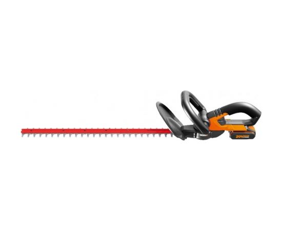 Dzīvžoga šķēres Worx WG260E; 20 V; 1x2,0 Ah; akumulatora; 61 cm