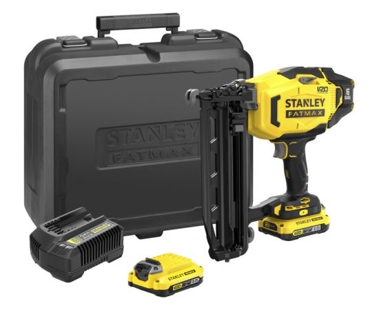 Naglošanas pistole Stanley SFMCN616D2K-QW; 18 V; 2x2,0 Ah akum.