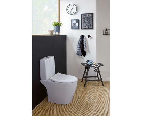 Villeroy & Boch poda sēdriņķis ar vāku Avento Slim, QR/SC, balts