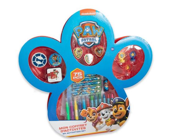 PAW PATROL radošais komplekts ar zīmēšanas piederumiem, 75 gb., CPAW002