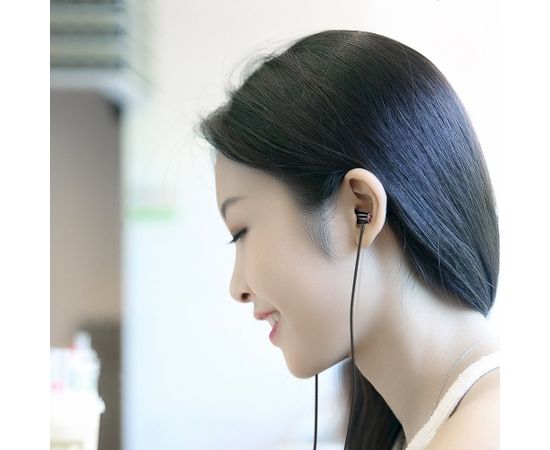 Joyroom in-ear earphones 3.5mm mini jack with remote and microphone black (JR-EL114)