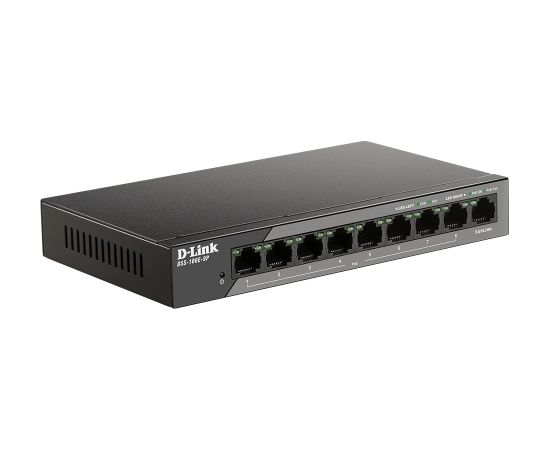 D-Link DSS-100E-9P network switch Unmanaged Fast Ethernet (10/100) Power over Ethernet (PoE) Black