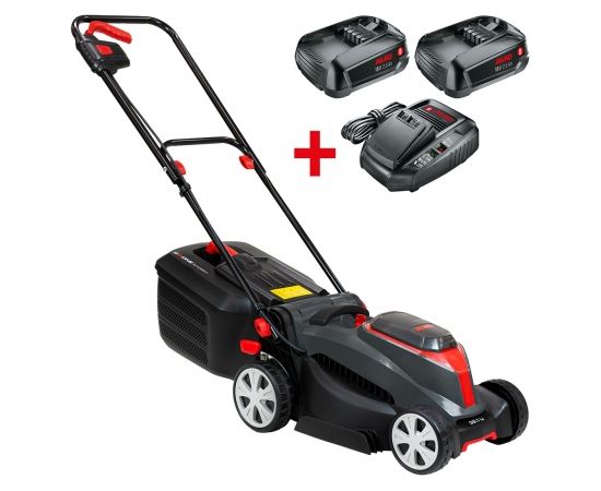 AL-KO 18V Bosch Zāles pļāvējs 32.1 Li Comfort  2 akumulatori un lādētājs